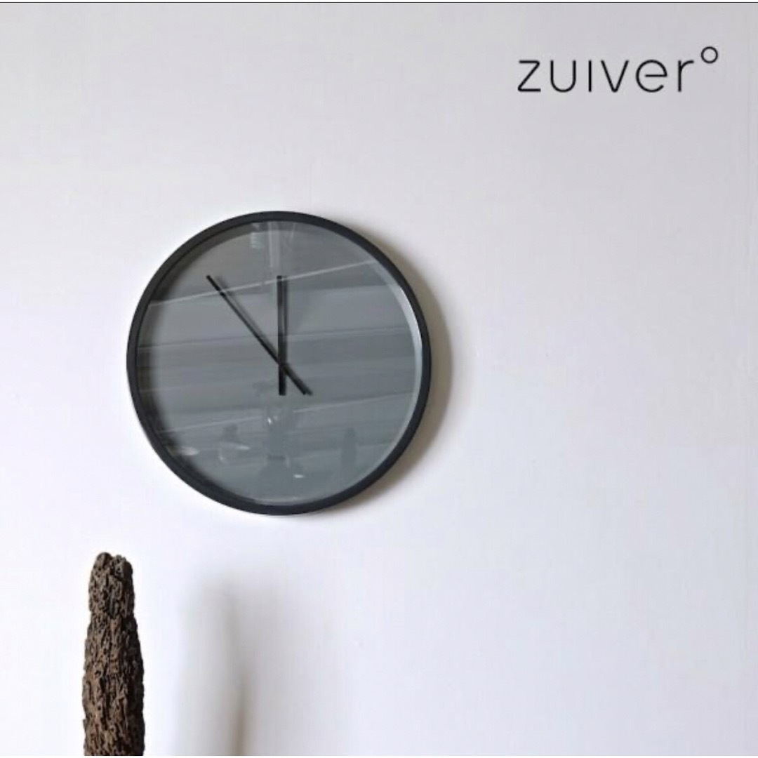【美品】zuiver ザイファー 壁掛け時計　約60cm × 60cm インテリア/住まい/日用品のインテリア小物(掛時計/柱時計)の商品写真
