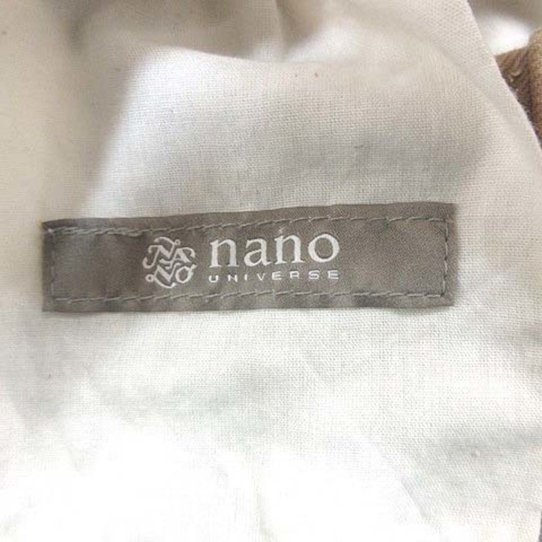 nano・universe(ナノユニバース)のナノユニバース ハーフパンツ ショート 麻 リネン S ベージュ メンズのパンツ(ショートパンツ)の商品写真