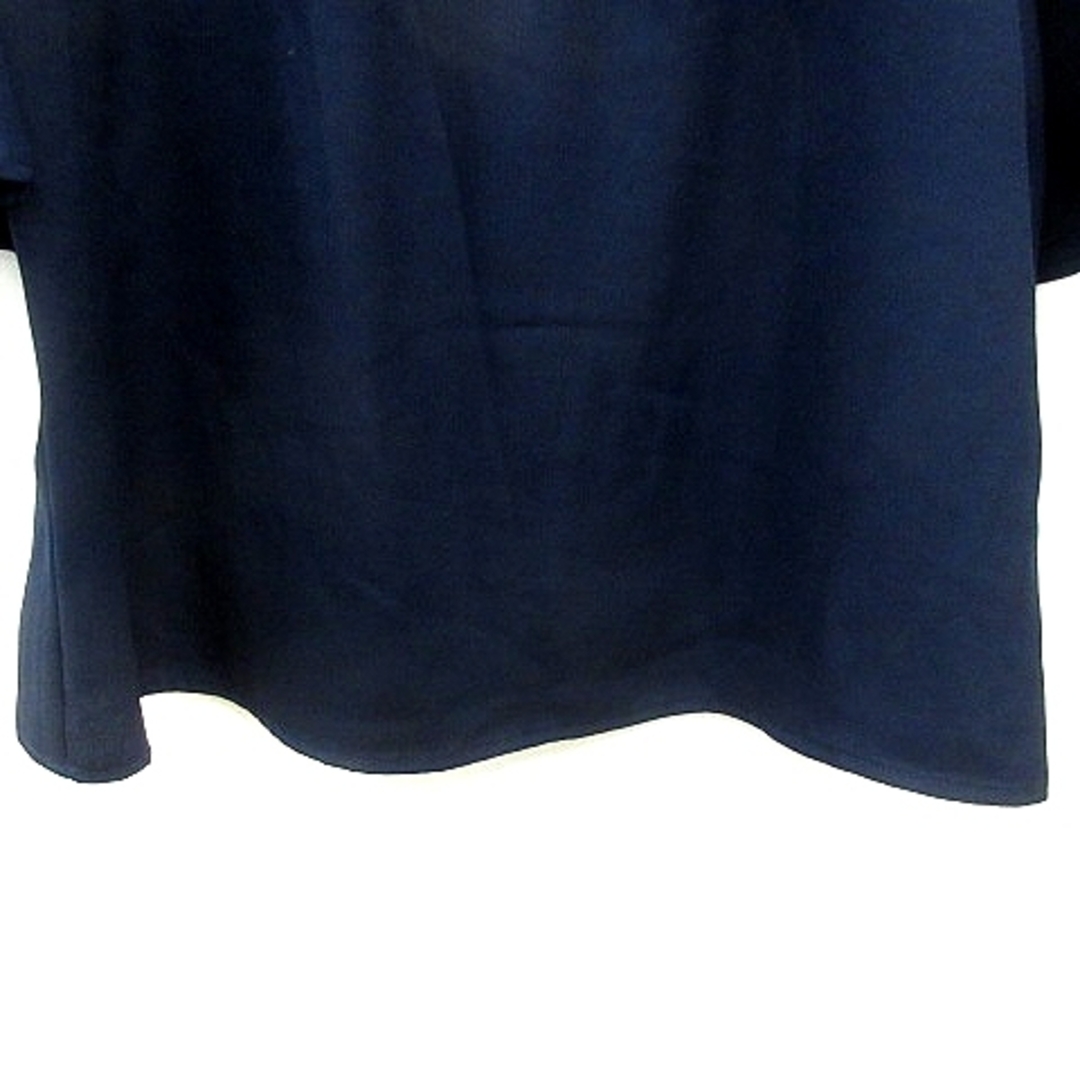 INDEX(インデックス)のインデックス INDEX ブラウス 五分袖 ビジュー M 紺 ネイビー /MN レディースのトップス(その他)の商品写真