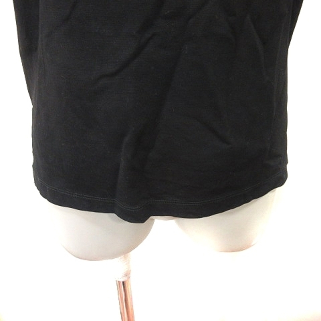 velvet(ベルベット)のベルベット カットソー フレンチスリーブ M 黒 ブラック /YI レディースのトップス(カットソー(半袖/袖なし))の商品写真