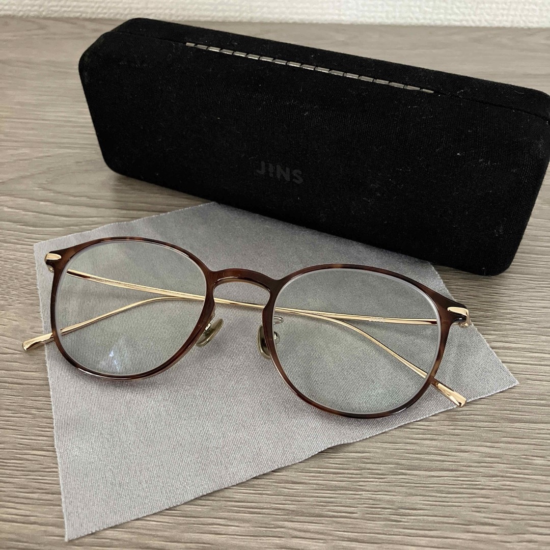JINS - JINS Combination Titanium MUF-19S-229の通販 by ます JINS - JINS Combination Titanium MUF-19S-229の通販 by ます