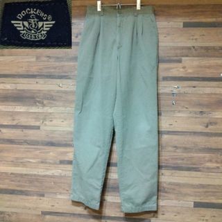 【神サイズ！】90s DOCKERS 2タックチノ　チノパン　ワイドチノ(チノパン)