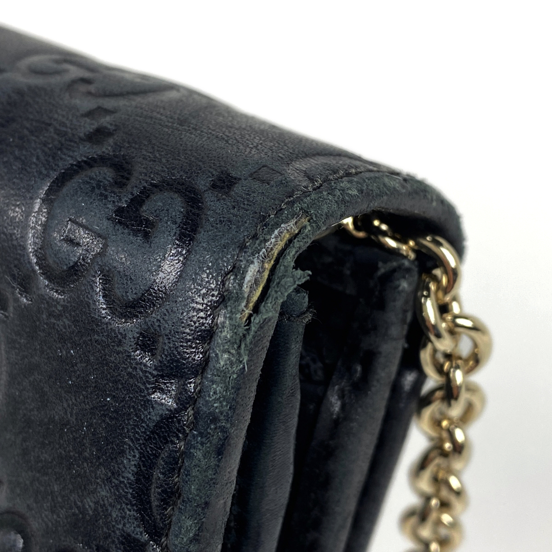 Gucci(グッチ)のグッチ グッチシマ 二つ折り 長財布 レディース 【中古】 レディースのファッション小物(財布)の商品写真