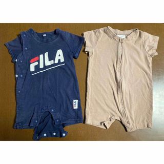 FILA - ベビー服☆半袖ロンパース2枚