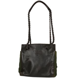 プラダ(PRADA)のプラダ ロゴ ショルダーバッグ レディース 【中古】(ショルダーバッグ)