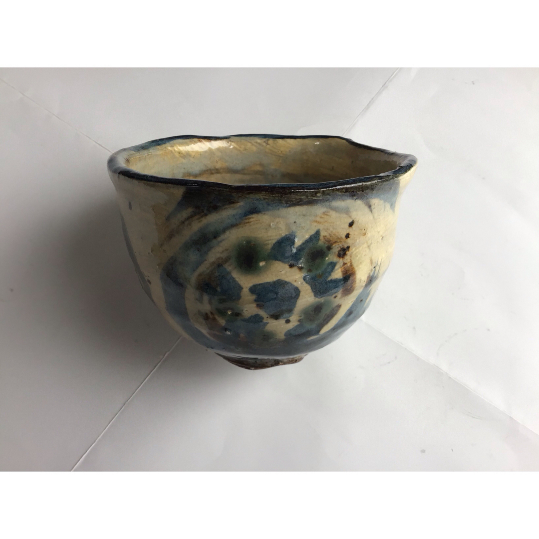 未使用　茶道　茶道具　抹茶茶碗　色絵　乾山風 エンタメ/ホビーの美術品/アンティーク(陶芸)の商品写真