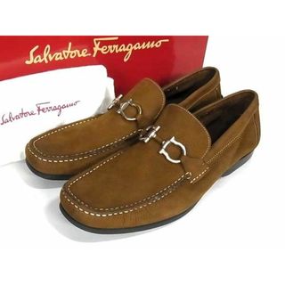 サルヴァトーレフェラガモ(Salvatore Ferragamo)の■新品同様■ Salvatore Ferragamo フェラガモ ダブルガンチーニ ローファー サイズ 7 (約25.0cm) 靴 シューズ メンズ ブラウン系 AU9494(ドレス/ビジネス)