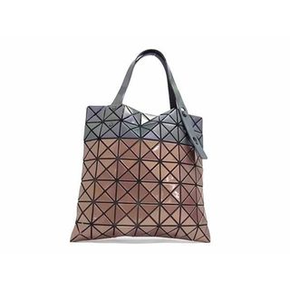 イッセイミヤケ(ISSEY MIYAKE)の■美品■ BAO BAO ISSEY MIYAKE バオバオイッセイミヤケ ルーセント PVC ハンドバッグ トートバッグ ゴールド系×パープル系 AZ0574 (ハンドバッグ)