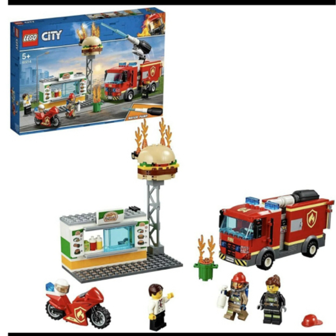 Lego(レゴ)のLEGOシティハンバーガーショップの火事60214 キッズ/ベビー/マタニティのおもちゃ(積み木/ブロック)の商品写真