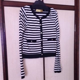 セシルマクビー(CECIL McBEE)のセシル★ボーダーカーディガン(カーディガン)