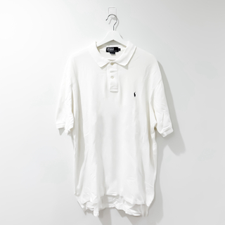 ポロラルフローレン(POLO RALPH LAUREN)のUSA製 90's Ralph Lauren polo shirts white(ポロシャツ)