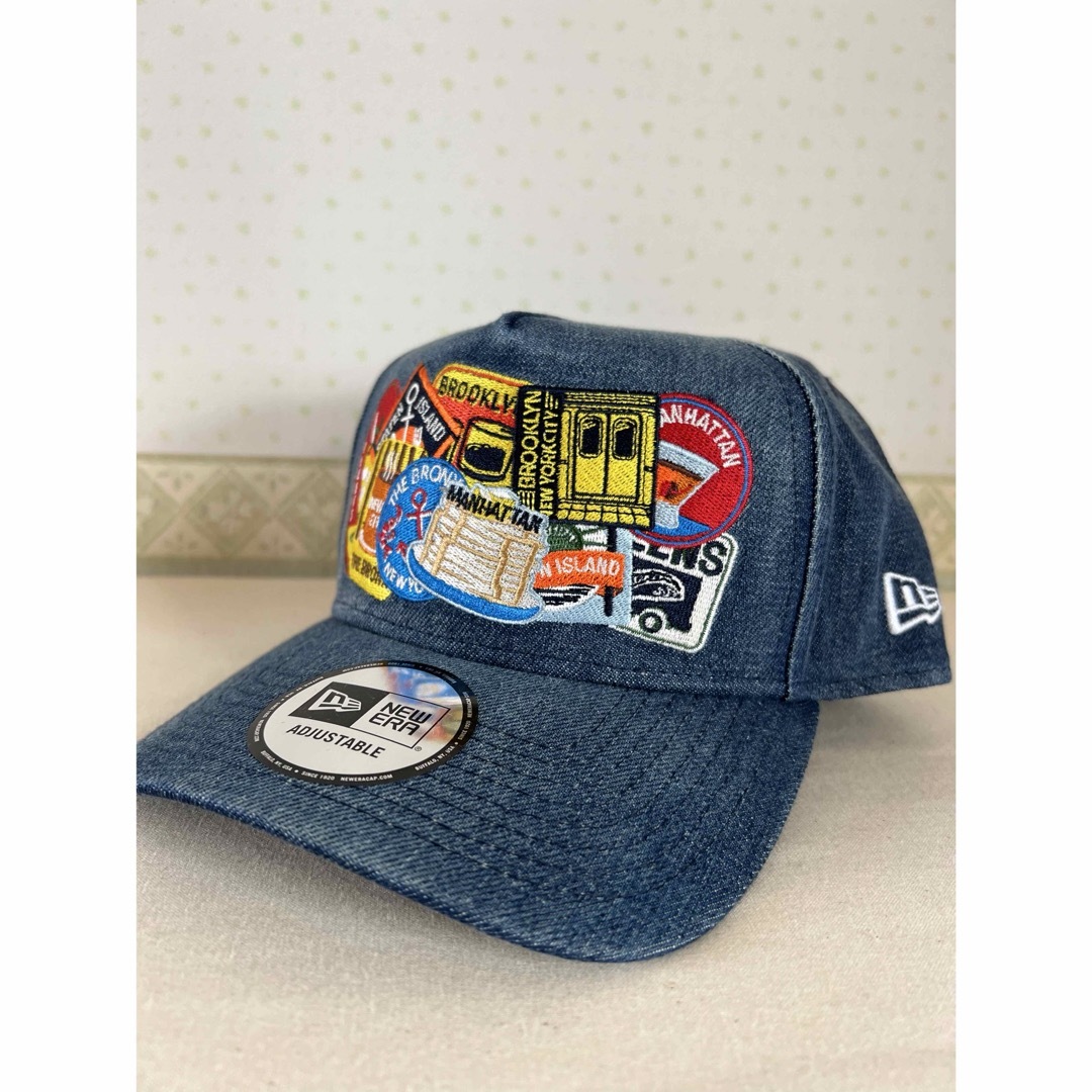 NEW ERA(ニューエラー)のニューエラ キャップ デニム ワッペン 新品未使用タグ付き メンズの帽子(キャップ)の商品写真