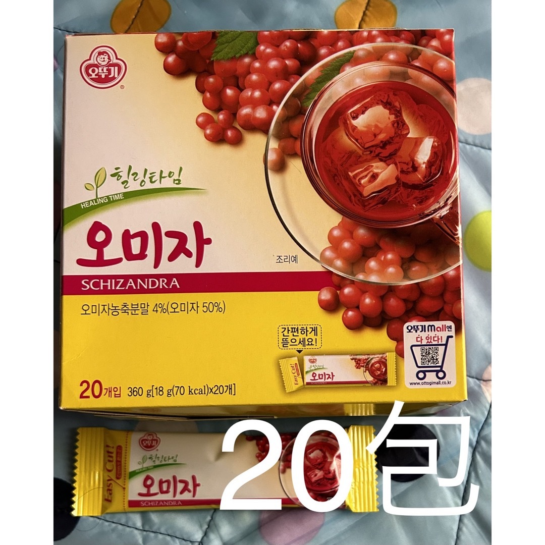 オットギ(オットギ)のオットギ オミジャ茶 18g×20包 五味子茶 韓国伝統茶 韓国 食品/飲料/酒の健康食品(健康茶)の商品写真