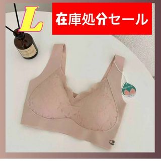 【在庫処分セール】育乳ブラ L トップブラ ナイトブラ パッド付き ジム(ブラ)