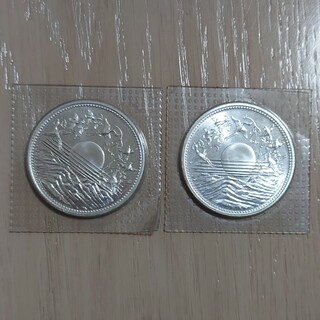1万円銀貨 記念硬貨 2枚セット(貨幣)
