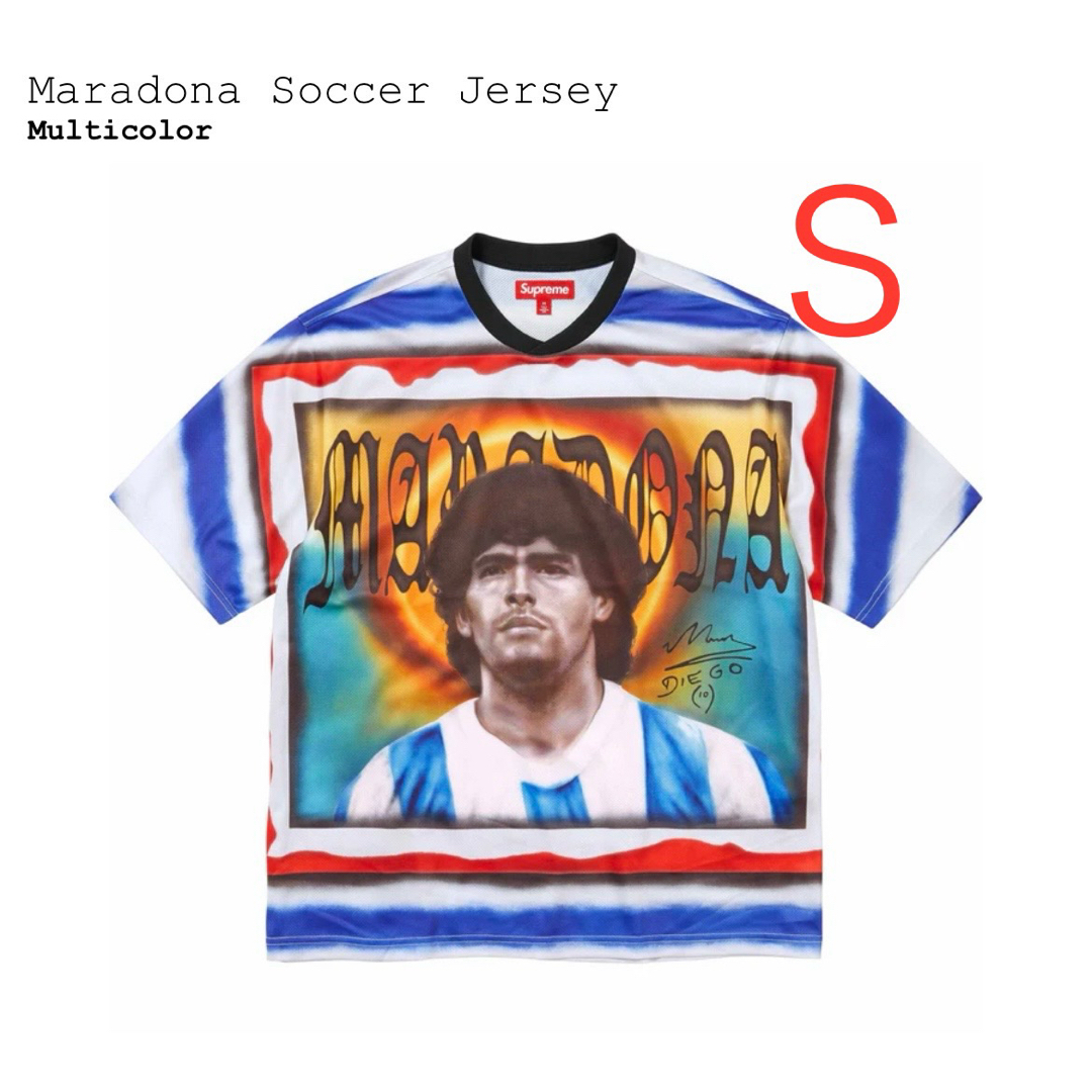 Supreme(シュプリーム)のSupreme Maradona Soccer Jersey メンズのトップス(Tシャツ/カットソー(半袖/袖なし))の商品写真