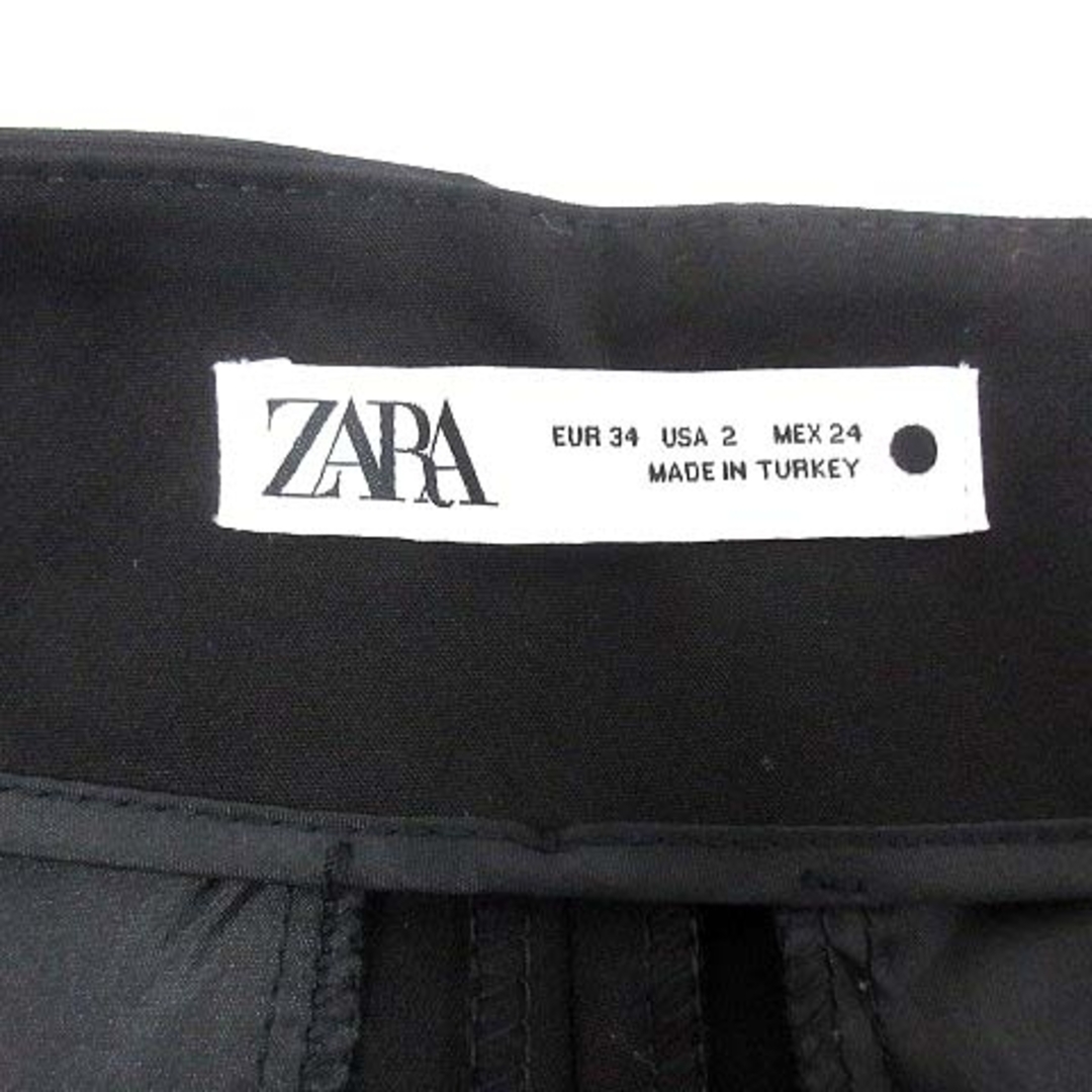 ZARA(ザラ)のザラ ZARA スラックスパンツ 34 黒 ブラック /YK レディースのパンツ(その他)の商品写真