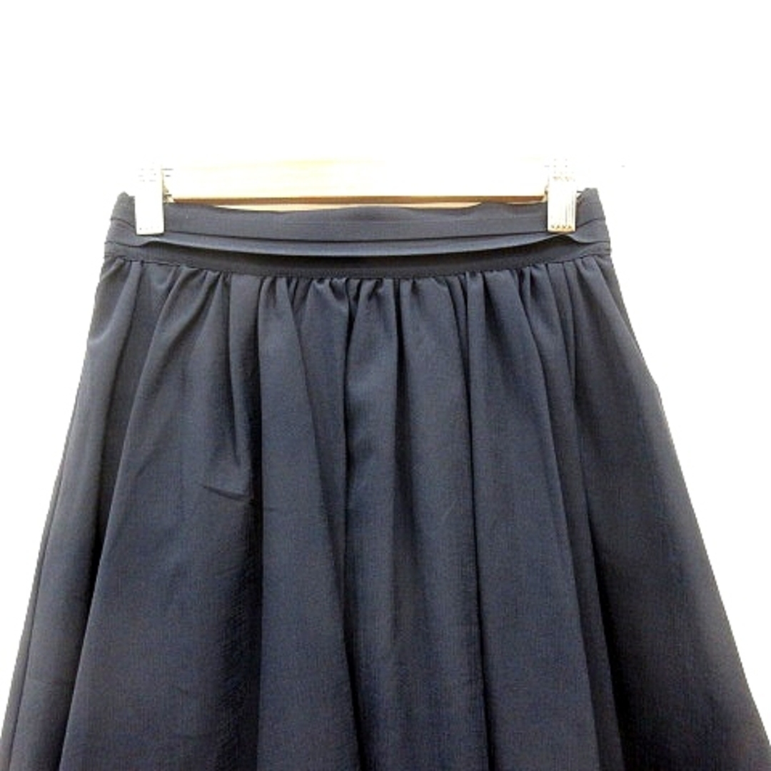 Rope' Picnic(ロペピクニック)のロペピクニック ギャザースカート ミモレ ロング 36 紺 ネイビー レディースのスカート(ロングスカート)の商品写真