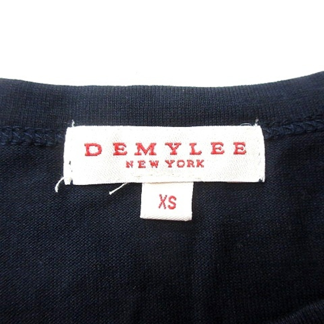 other(アザー)のデミリー DEMYLEE カットソー クルーネック 七分袖 XS 紺 ネイビー レディースのトップス(その他)の商品写真