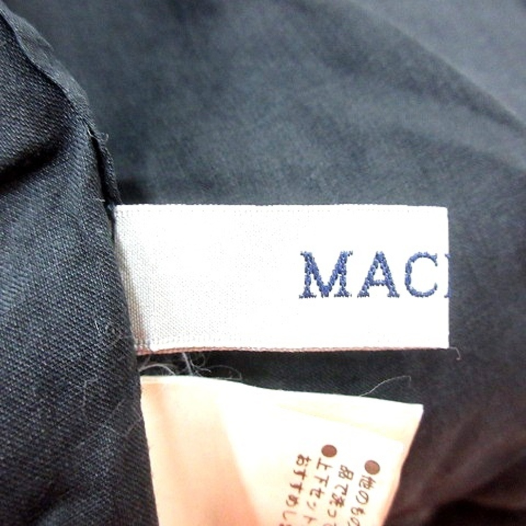 MACPHEE(マカフィー)のマカフィー MACPHEE トゥモローランド シャツ 長袖 麻 リネン 38 黒 レディースのトップス(シャツ/ブラウス(長袖/七分))の商品写真