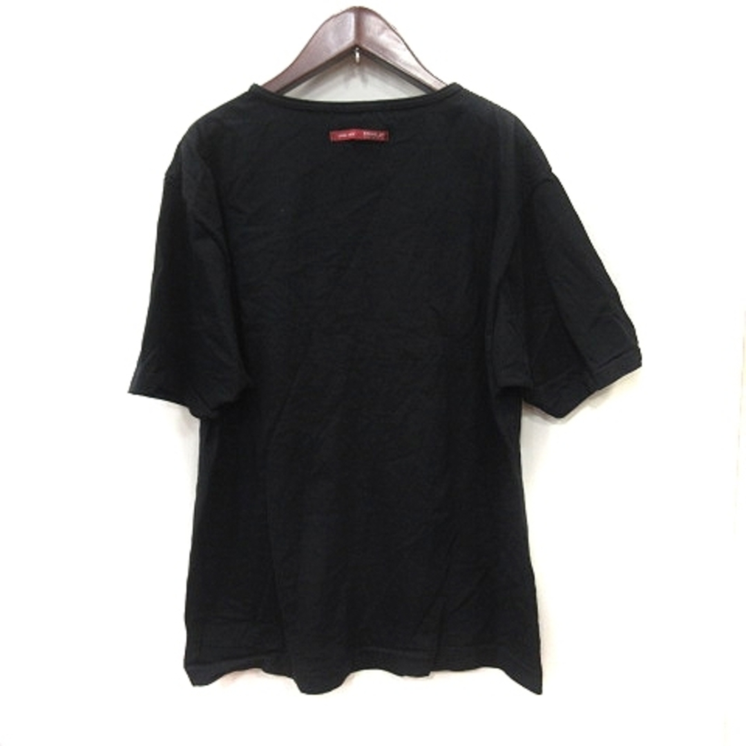 nano・universe(ナノユニバース)のナノユニバース Tシャツ カットソー 半袖 M 黒 ブラック /YI メンズのトップス(Tシャツ/カットソー(半袖/袖なし))の商品写真