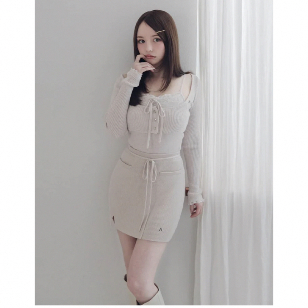 ANDMARY  Brenda lace knit set レディースのトップス(ニット/セーター)の商品写真