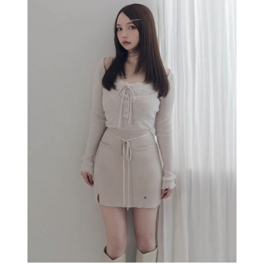 ANDMARY  Brenda lace knit set レディースのトップス(ニット/セーター)の商品写真