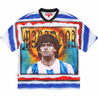 シュプリーム(Supreme)の【S】Supreme Maradona Soccer Jersey(Tシャツ/カットソー(半袖/袖なし))
