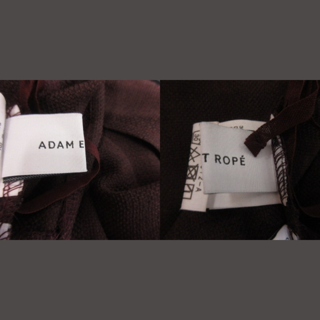 Adam et Rope'(アダムエロぺ)のアダムエロペ シャツ ブラウス プルオーバー ノースリーブ F 茶 ブラウン レディースのレディース その他(その他)の商品写真