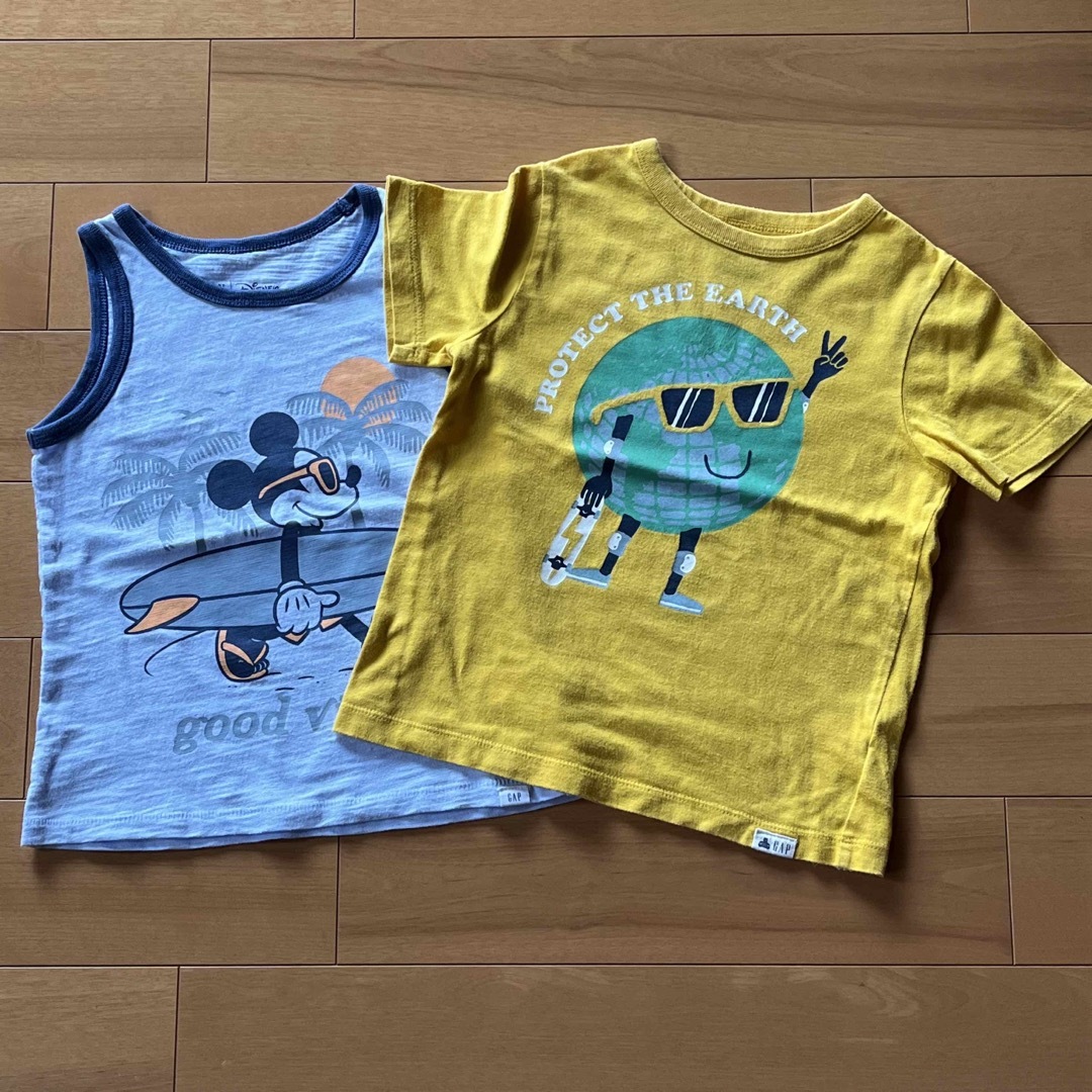 babyGAP(ベビーギャップ)のサイズ4years:半袖Tシャツ・タンクトップセット キッズ/ベビー/マタニティのキッズ服男の子用(90cm~)(Tシャツ/カットソー)の商品写真