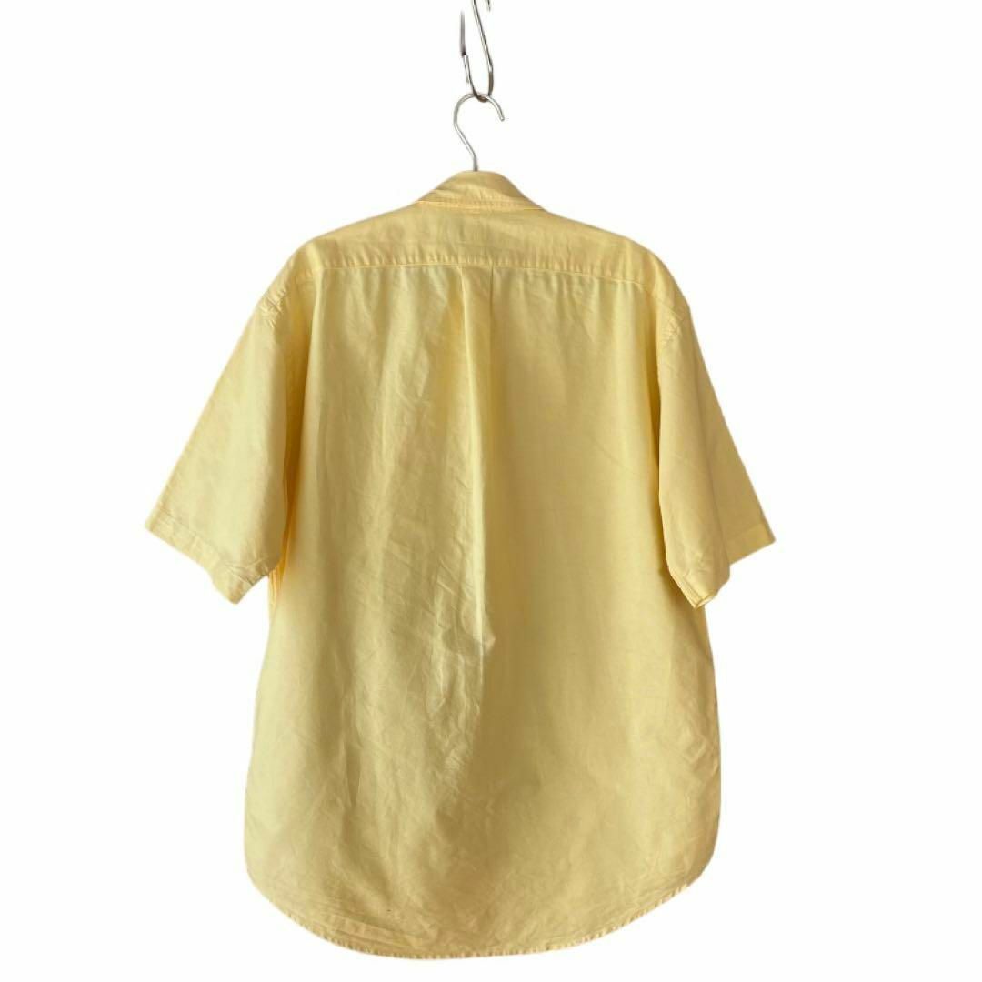 Ralph Lauren(ラルフローレン)のラルフローレン　BLAKE  半袖シャツ　ボタンダウンシャツ　黄色　イエロー　M メンズのトップス(シャツ)の商品写真