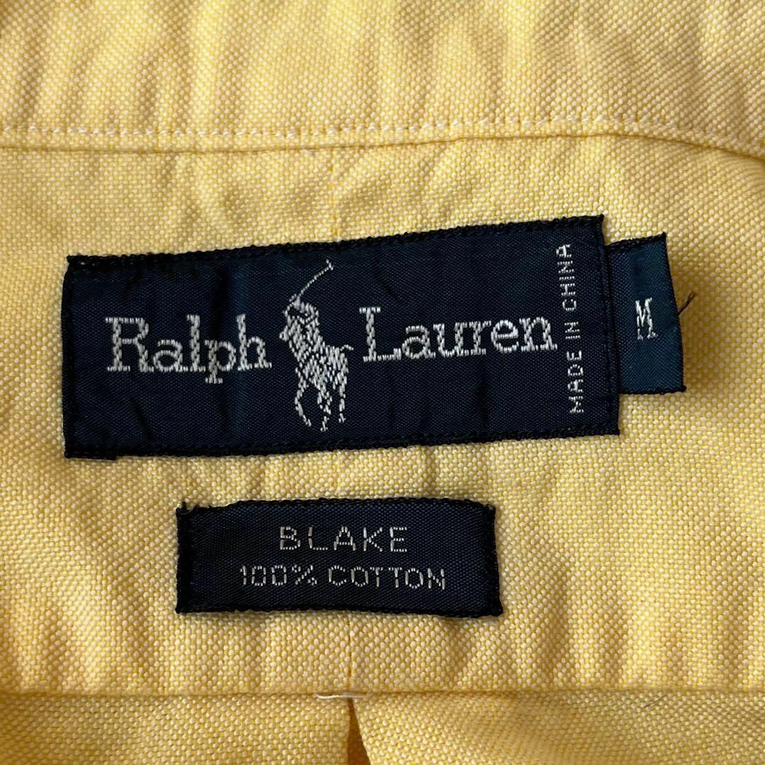 Ralph Lauren(ラルフローレン)のラルフローレン　BLAKE  半袖シャツ　ボタンダウンシャツ　黄色　イエロー　M メンズのトップス(シャツ)の商品写真