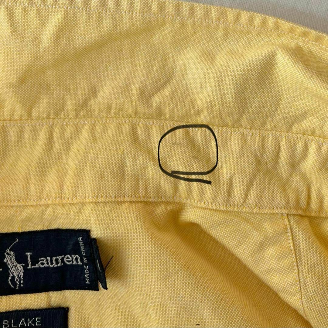 Ralph Lauren(ラルフローレン)のラルフローレン　BLAKE  半袖シャツ　ボタンダウンシャツ　黄色　イエロー　M メンズのトップス(シャツ)の商品写真