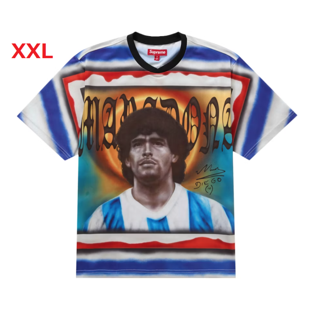 Supreme(シュプリーム)のSupreme Maradona Soccer Jersey XXL メンズのトップス(Tシャツ/カットソー(半袖/袖なし))の商品写真