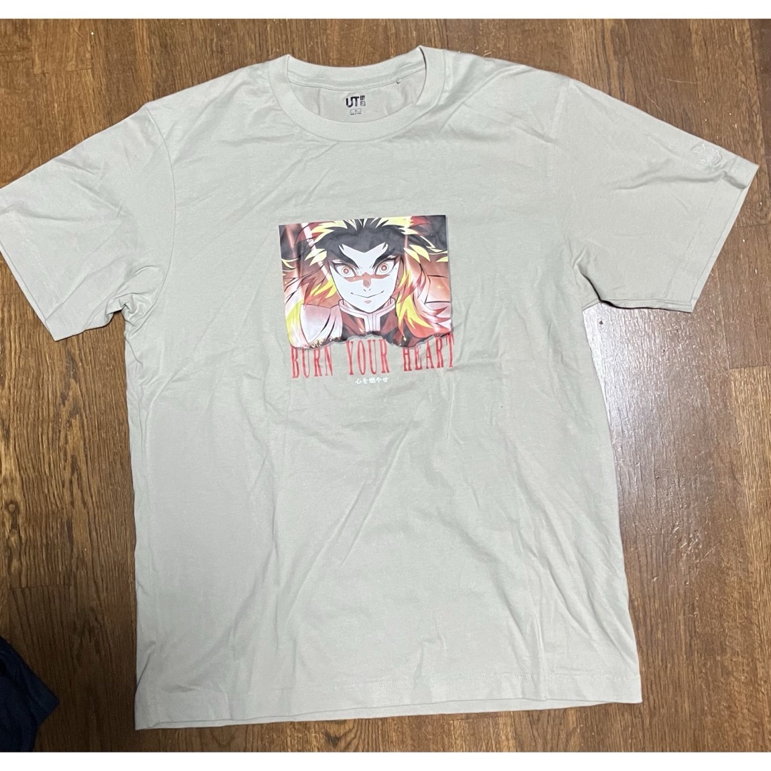 UNIQLO(ユニクロ)のユニクロ MANGA  UT  Tシャツ 鬼滅の刃   ★『心を燃やせ』★M メンズのトップス(Tシャツ/カットソー(半袖/袖なし))の商品写真