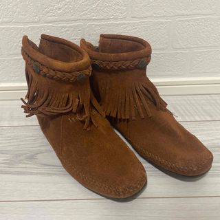 ミネトンカ(Minnetonka)の【minnetonka】ショートブーツ フリンジブーツ 6インチ★(ブーツ)