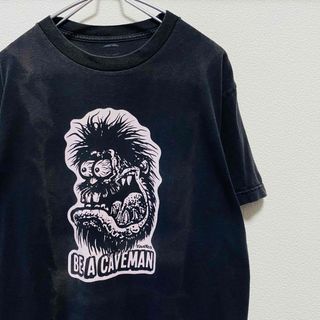 ビームス(BEAMS)の一点物　FARTCO プリント　フェード　Tシャツ BE A CAVEMAN(Tシャツ/カットソー(半袖/袖なし))