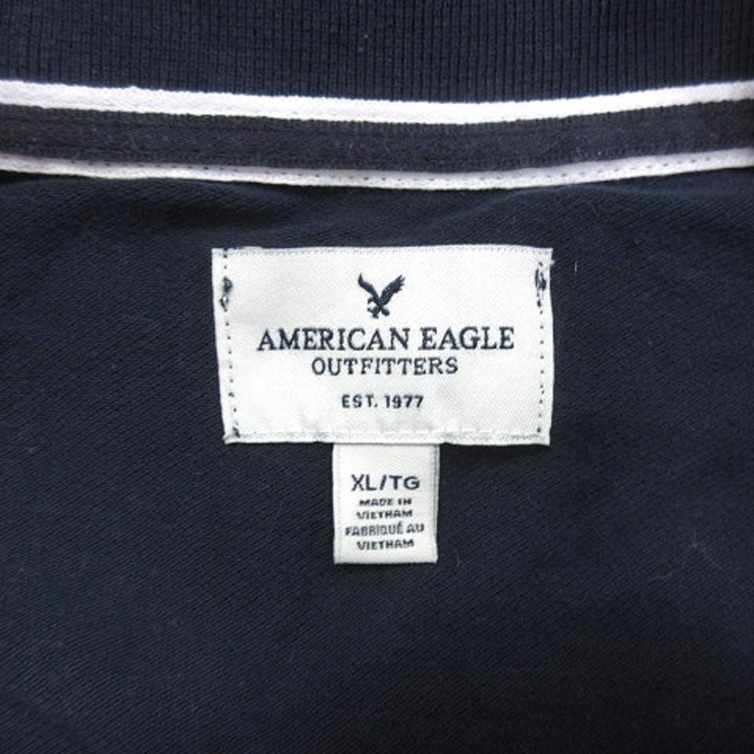 other(アザー)のアメリカンイーグル ポロシャツ 鹿の子 半袖 XL 紺 ネイビー /AU レディースのトップス(ポロシャツ)の商品写真
