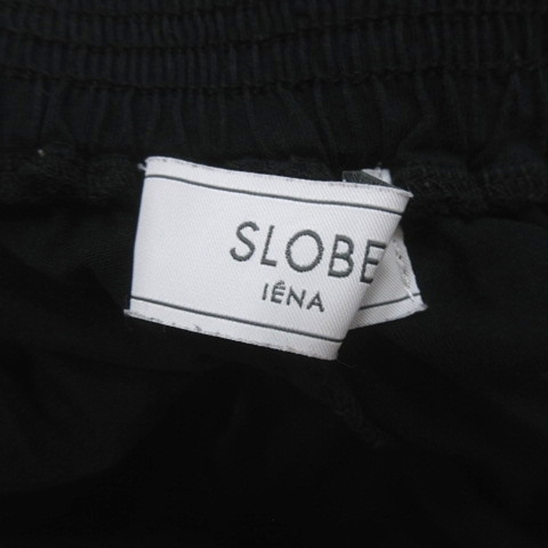 SLOBE IENA(スローブイエナ)のスローブ イエナ ガウチョパンツ イージー 黒 ブラック /AU ■MO レディースのパンツ(その他)の商品写真
