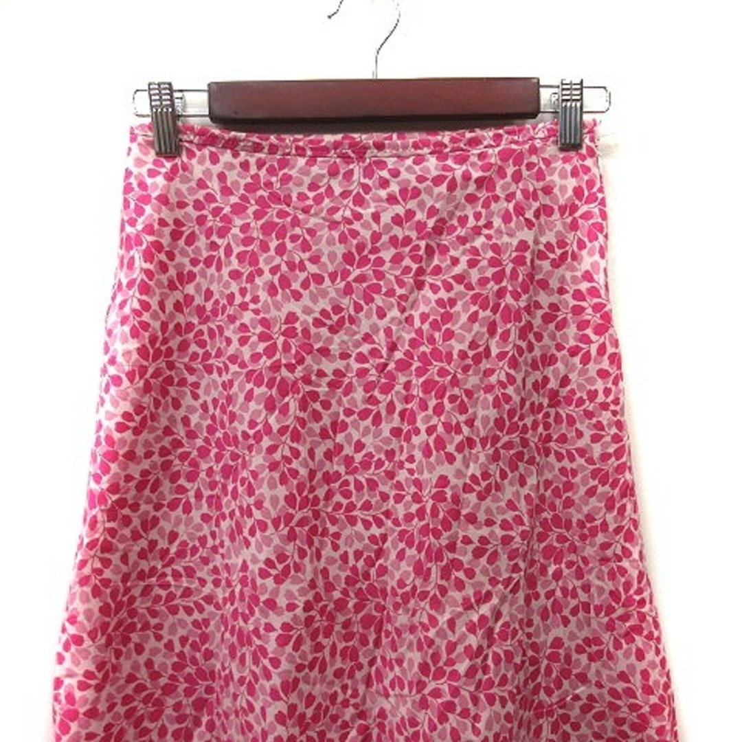 UNTITLED(アンタイトル)のアンタイトル マーメイドスカート ミモレ ロング 総柄 1 ピンク /YI レディースのスカート(ロングスカート)の商品写真