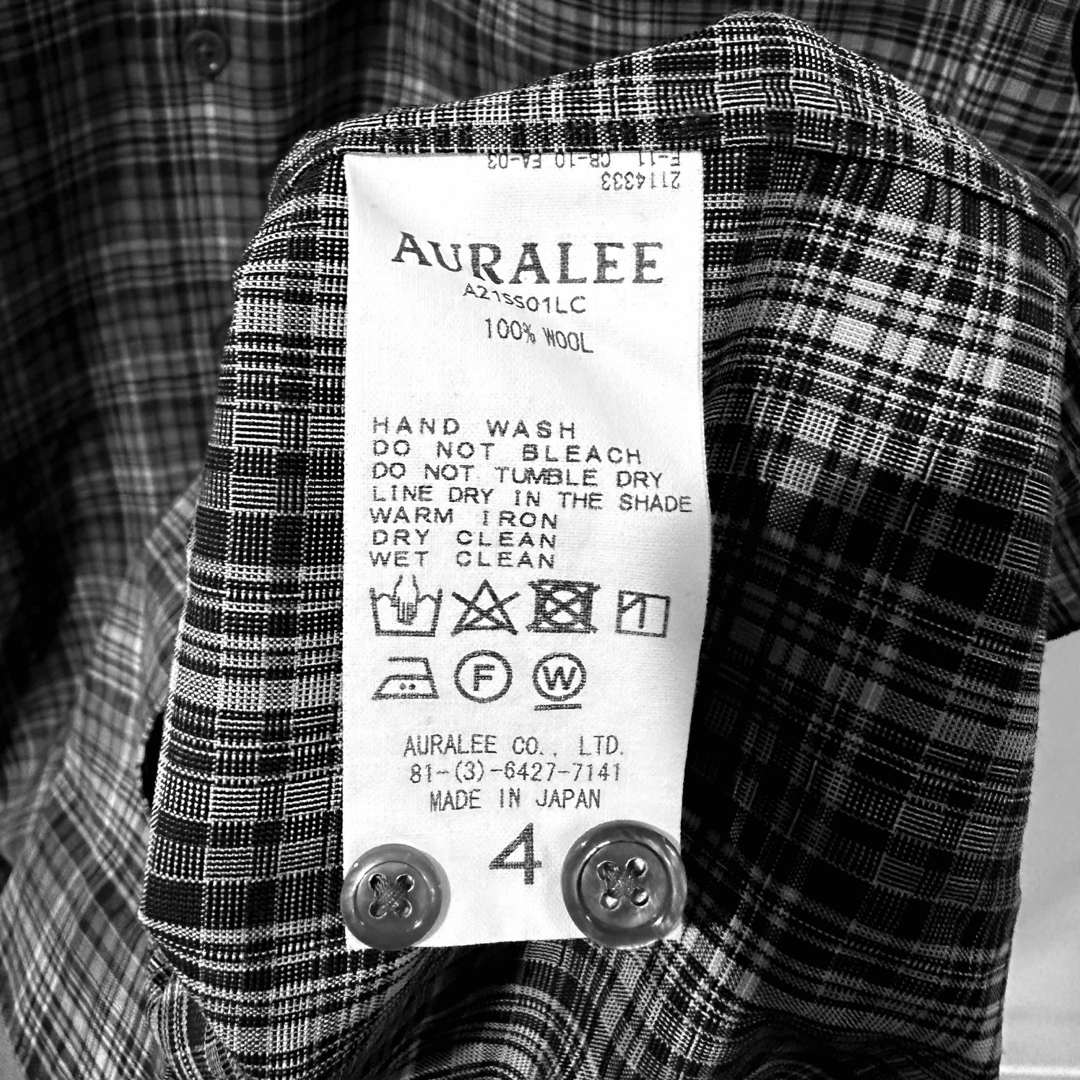 AURALEE(オーラリー)のAURALEE SUPER LIGHT WOOL SHIRTS メンズのトップス(シャツ)の商品写真