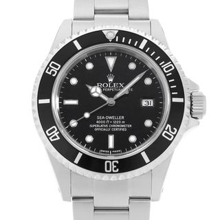 ロレックス(ROLEX)のロレックス シードゥエラー 16600 ブラック A番 メンズ 中古 腕時計(腕時計(アナログ))