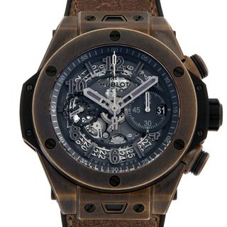 ウブロ(HUBLOT)のウブロ ビックバン ウニコ ブロンズ 日本限定77本 421.BZ.1110.VR.JPN メンズ 中古 腕時計(腕時計(アナログ))