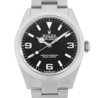 ロレックス(ROLEX)のロレックス エクスプローラー40 224270 ブラック ランダム番 メンズ 中古 腕時計(腕時計(アナログ))