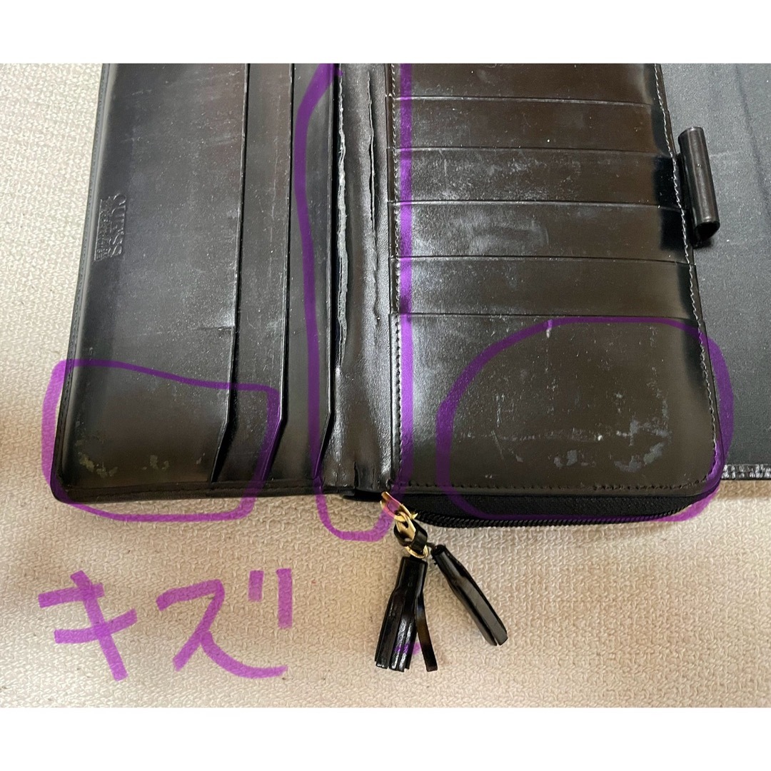 マルチケース　カード　通帳入れ　革　大容量 メンズのファッション小物(長財布)の商品写真