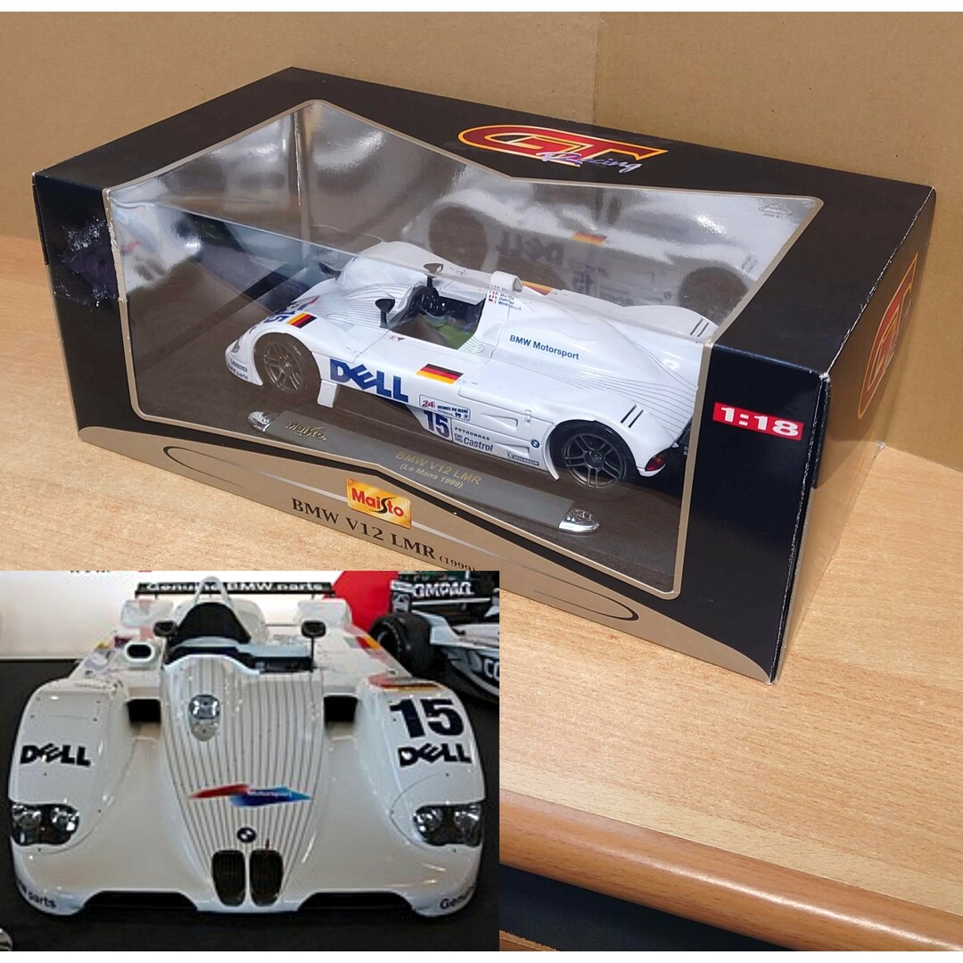 1/18 BMW V12 LMR ル・マン1999 DELL #15 GT 中古 エンタメ/ホビーのおもちゃ/ぬいぐるみ(ミニカー)の商品写真