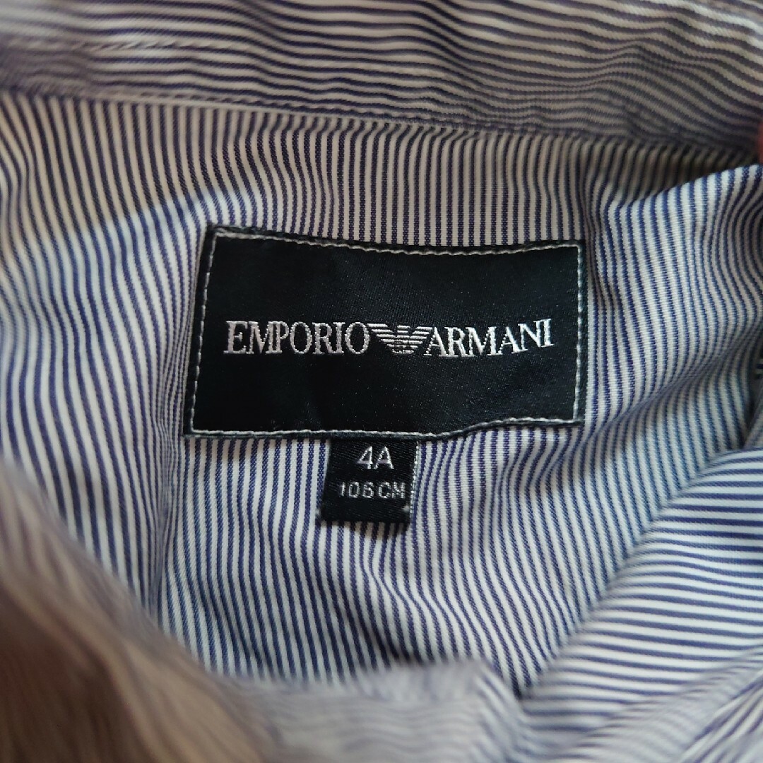 Emporio Armani(エンポリオアルマーニ)のARMANI　シャツ　キッズ キッズ/ベビー/マタニティのキッズ服男の子用(90cm~)(ブラウス)の商品写真