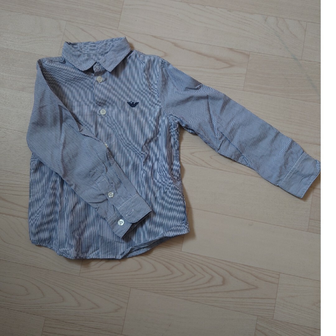 Emporio Armani(エンポリオアルマーニ)のARMANI　シャツ　キッズ キッズ/ベビー/マタニティのキッズ服男の子用(90cm~)(ブラウス)の商品写真