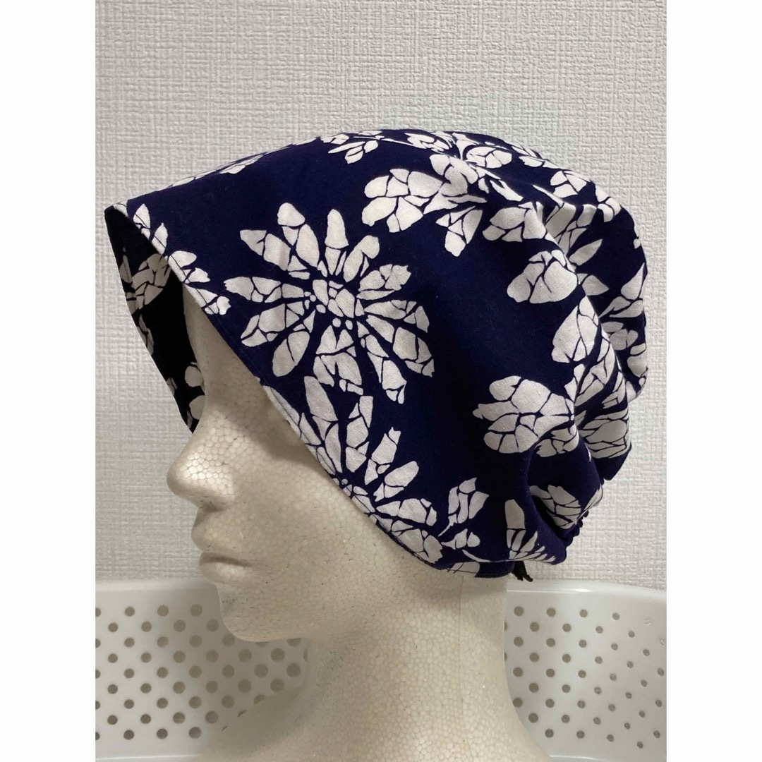 ハンドメイド　風呂敷キャップ　手縫い ハンドメイドのファッション小物(帽子)の商品写真