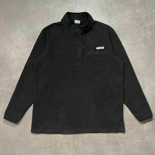 Columbia PFG コロンビア ブラックプルオーバーフリースジャケット